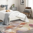 thumbnail image 4 of Coastal Rugs for Living Room Bedroom - Shell Rug 3x4 - Starfish Carpet for Home Decor - Washable Non Slip Patterned Indoor Small Area Rug - Soft & Low Pile (ZL&846), 4 of 7