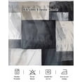 thumbnail image 5 of Abstract Blocks Bed Skirt California King Size 18 Inch Drop, Black Grey Watercolor Modern Art Wrap Around Dust Ruffle Bedskirts, Wrinkle & Fade Resistant Easy Fit Bedskirt with Adjustable Elastic, 5 of 8