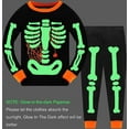 thumbnail image 2 of FEDPOP Boys Halloween Ghost Sleepwear Cotton Clothes Glowing Skeleton Pajamas 3T, 2 of 7