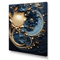 thumbnail image 2 of Designart "Liquid Ink VORTEX V" Abstract Canvas Print, 2 of 5