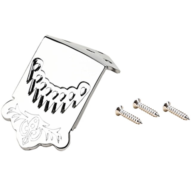 Miangastore 1 Set Metal Mandolin Tailpiece Parts 8 String Mandolin Part Accessories Guitar Tailpiece