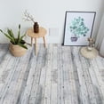 thumbnail image 2 of ANITYSO Gray Wood Grain Floor Tiles Stickers 7.87" x 118" Self Adhesive Waterproof Vinyl Flooring Cover Wallpaper, 2 of 8