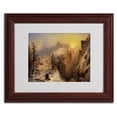 thumbnail image 3 of Trademark Fine Art "Winter in Switzerland" Framed Canvas Art by Jasper Cropsey, 3 of 5