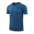 thumbnail image 5 of cfhntfmh Workout Shirts for Men Summer Fashion Mock Neck Basic T-Shirts Casual Stretchy Quick-Dry Athletic Running Tees, 5 of 6