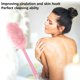 thumbnail image 2 of Depurador de ducha, cepillo de ducha de esponja de bañera de mango largo, limpiador de espalda de malla de nailon suave, cepillo de baño para hombres y mujeres, accesorios de ducha de baño Zhivalor YBY025-3, 2 of 4