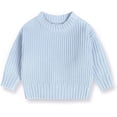 thumbnail image 2 of Niño Bebé Niña Niño Suéter De Punto Blusa Caliente Cuello Redondo Jersey Sudadera De Manga Larga Tops Otoño Invierno Ropa, 2 of 5