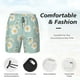 thumbnail image 3 of Fotbe Floral Daisy Traje de Baño para Hombre – Shorts de Natación de Secado Rápido con Forro y Bolsillos-3X-Large, 3 of 6