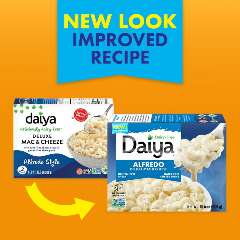 Daiya Dairy Free Gluten Free Deluxe Alfredo Mac & Cheese, Vegan, 10.6 oz (Shelf Stable)