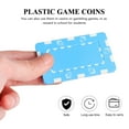 thumbnail image 4 of MRLESS 10pcs Poker Plaques Chips Set Texas Casino Bingo Rectangular, 4 of 6