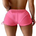 thumbnail image 3 of EIMELI Short de Bain Transparent pour Femmes Bas de Bikini en Maille Short de Plage Transparent, 3 of 6
