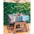 thumbnail image 3 of nqOlkjepod Ocean Outdoor Tablecloth with Umbrella Hole & Zipper, Summer Sandy Beach Blue Sky Coastal Waves Rectangle Table Cover 60x102 Inch, Dining Waterproof Table Cloth Protector for Patio/Party, 3 of 7