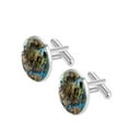 thumbnail image 2 of Map Section Elegant Stainless Steel Cuff Links for Men, for Formal Wear and Special Occasions, 2 of 6