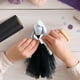 thumbnail image 3 of GOOHOCHY Rollo de 22M * 15 cm DIY banquete de la boda de Tulle Tutu Craft Decoración (Negro), 3 of 8
