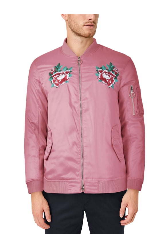 Men's Heavyweight Traditional Japanese Lore Patch Bomber Jacket