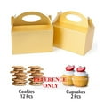thumbnail image 4 of 50 Pcs Treat Boxes White, Candy Boxes Favors with Handle Paper Cookie Gift Bags Gable Boxes Red, 4 of 6