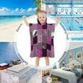 thumbnail image 4 of Hello Kitty Kids Beach Towels with Hood Soft Quick Dry Absorbent Hooded Towels Bath Robe for Swim Pool Bath Poncho Towels, 4 of 7