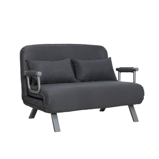 Homcom Small Sofa Couch Futon With Fold, Sofa Couch And Chair