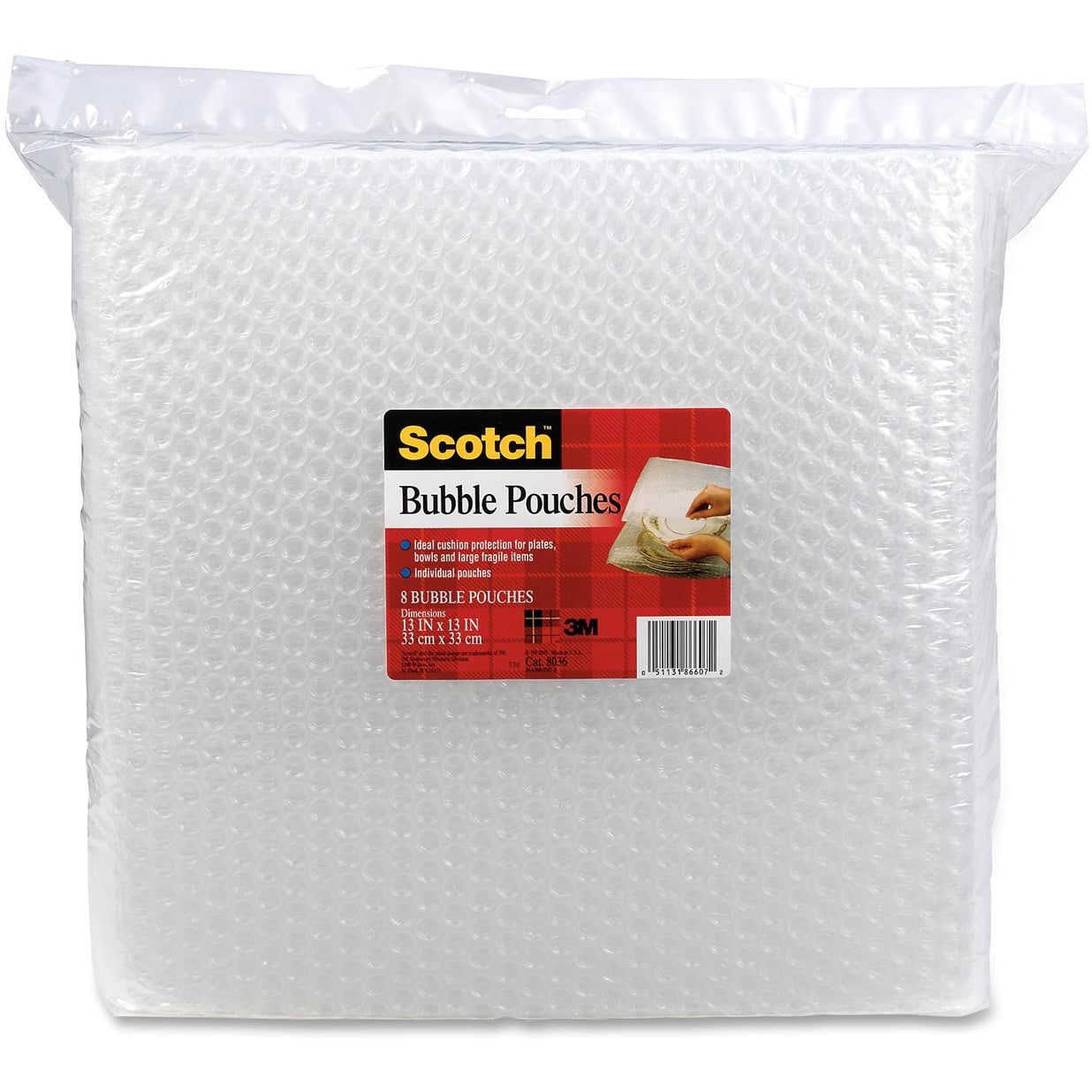 100pcs 8*10cm Clear Bubble Bags Wrap Cushioning Protective Self Seal Pouch BHCA 