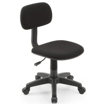 UPC: 0195583722255 | Contemporary Home Living 35.25  Black Adjustable Armless Swiveling Kids Desk Chair