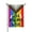 color 8, variant on Pride Garden Flag, Kindness Peace Equality Love Inclusion Hope Diversity Garden Flag Spring Summer Yard Lawn Outdoor Decorative