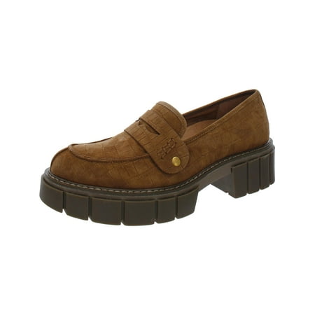 

Vionic Womens Elodie Nubuck Lug Sole Loafers
