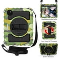 thumbnail image 2 of 360 Degree Rotating iPad Pro 11 inch 2020 2nd Generation Case with Pencil Holder, Dteck Kickstand Shockproof Heavy Duty with Shoulder Strap Hand Strap For iPad Pro 11 (2020), Camouflage, 2 of 7
