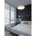 thumbnail image 2 of APP1214MBWG-JT AFX Apex - 2 Light Pendant In Modern Style-4.25 Inches Tall and 14.25 Inches Wide-Satin Nickel/Weathered Grey Finish-Jute Shade Color, 2 of 5