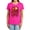 Hot Pink, variant on Superman Light of The Sun Women's T Shirt, Hot Pink, Large