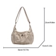 thumbnail image 2 of gcong Stylish Nylon Shoulder Bag Spacious Sporty Crossbody Purse Versatile Daily Tote for Women, 2 of 3