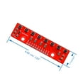 thumbnail image 5 of CIYISON 8 Channel IR Tracking Module Infrared Detection Sensor Module DIY For Arduino Infrared Detector 8bit Sensor Module 5V, 5 of 6