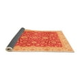 thumbnail image 2 of Ahgly Company Indoor Round Oriental Orange Traditional Area Rugs, 6' Round, 2 of 4