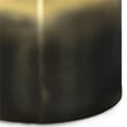 thumbnail image 5 of Allora 16" Cylinder Contemporary Metal Accent Table in Black, 5 of 6