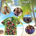 thumbnail image 6 of Netecom Santa Claus Basketball Christmas Hawaiian Shirt for Men, Funny Sports Holiday Button Down Summer Beach Shirt, S-5XL, 6 of 6