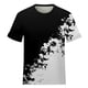 thumbnail image 2 of Gibobby Casual Playera de Manga Corta para Mujer Camiseta holgada informal manga corta con cuello redondo y estampado Multicolor para mujer(Blanco,M), 2 of 3