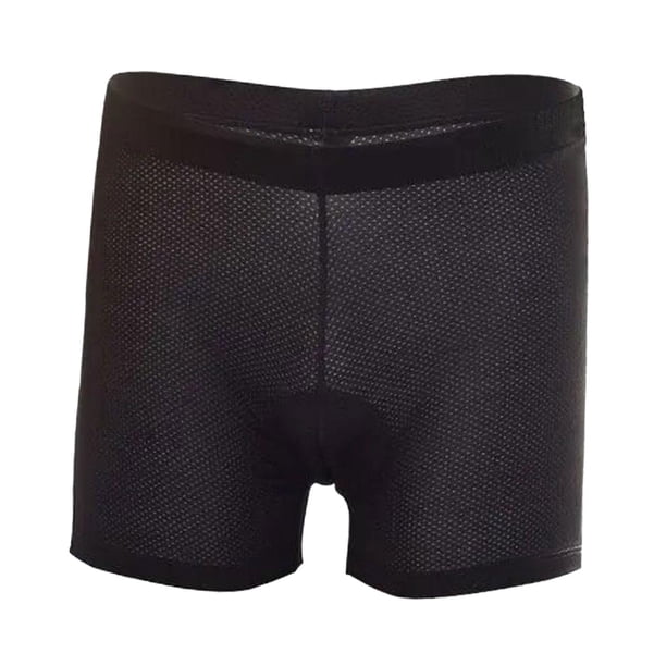 Pantalones cortos de ciclismo para hombre y mujer, ropa interior ligera con acolchado y absorción de impactos. M