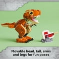 thumbnail image 6 of LEGO Jurassic World Little Eatie T Rex Toy - Dinosaur Building Toy for Kids, Boys and Girls, Ages 7+ - Gift Idea for Birthdays and Fans - with Movable Jaw, Head and Tail - 76967, 6 of 8