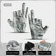 thumbnail image 3 of Guantes Pesca para Hombres Con 3 Dedos Cortados Deportivos Ciclismo Caña (gris), 3 of 4