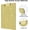 Gold, variant on Glitter Acrylic Clipboard Decorative Standard A4 Letter Size 12.2" x 8.7", Fashion Bling Clip Boards with Designed Low Profile Gold Clip for Classroom Office