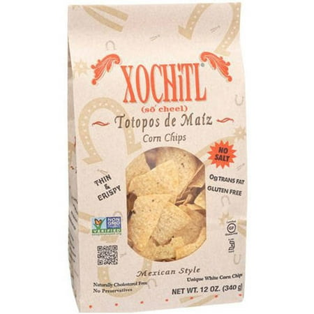 Xochitl Totopos de Maiz Unique Stone-Ground Corn Chips  12 oz  (Pack of 10)