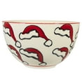 thumbnail image 4 of Tag Dancing Santa Snack Bowls - Three Snack Bowls 3 Inch, Stoneware - Candy Cane Christmas Trees G15815, 4 of 4