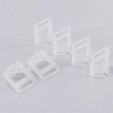 

100 Pieces Tile Leveling System Practical Tile Leveling Clips Reusable Plier Wedges for stone Ceramic Tile Installation