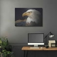 thumbnail image 5 of Luxe Metal Art 'Bald Eagle Study' by Chris Vest, Metal Wall Art, 36"x24", 5 of 7