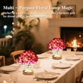 thumbnail image 2 of Artificial Hydrangea Flower Lamp with Remote Control, Hydrangea Flower 3 Color Dimmable Night Light Gifts for Women Mom Wife Friend Birthday Christmas, Bedroom Coffee Shop Store Living Room Decor, 2 of 14