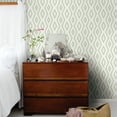 thumbnail image 2 of Chesapeake Santa Cruz Green Geometric Wallpaper, 2 of 3