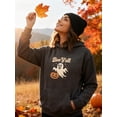 thumbnail image 4 of Classic Pumpkin Halloween Hoodie for Men and Women, Unisex Pullover Hooded Sweatshirt, Comfortable Cotton Poly Blend, Casual Seasonal Outfit, 4 of 5