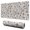 White Pioneer Flower, variant on Long Mouse Pads for Desk,Red and Yellow Geometric Striped Pattern Desk Mats on Top Of Desks, Desk Mouse Pad Extra Large with 3mm Non-Slip Base and Stitched Edge for Gaming,Office,Work,Home 31.5"x11.8"