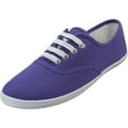 thumbnail image 6 of Shoes 18 Womens Canvas Shoes Lace up Sneakers 18 Colors Available 324 Neon Orange 12, 6 of 16