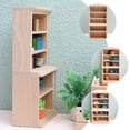thumbnail image 3 of Mini Furniture Wood Bookshelf Simulation Model Toy Miniature House Decoration Ornament, 3 of 8