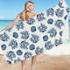 thumbnail image 1 of Toalla de playa de microfibra de 70 x 150 cm, ligera, de secado rápido, antiarena, para adultos, mujeres, hombres y niños | Absorbente, duradera, de poliéster, manta de playa extragrande, pareo,, 1 of 6