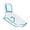 Sky Blue, variant on Clear Dog Poncho, Transparent Cape Style Pet Rain Jacket for Most Dog Breeds, Waterproof Raincoat for Small Dogs and Cats, Puppy Rainwear with Hood